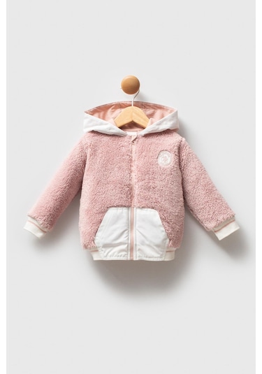 U.s. Polo Assn Kız Bebek Mont Pudra-2089 Pudra