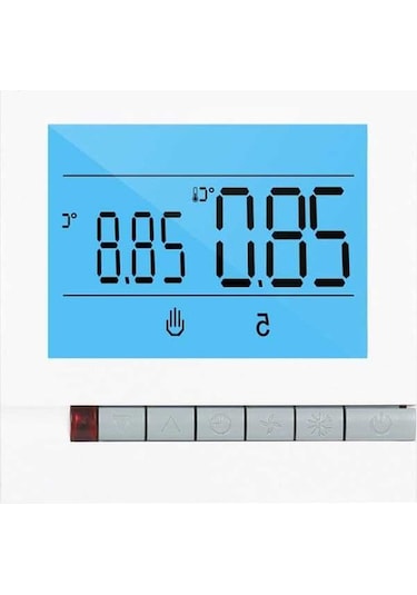 Novahub Tuya Akıllı Su/gaz Termostatı, Programlanabilir Sıcaklık Kontrolü, Google Home Uyumlu, Büyük Lcd Arka Aydınlatmalı