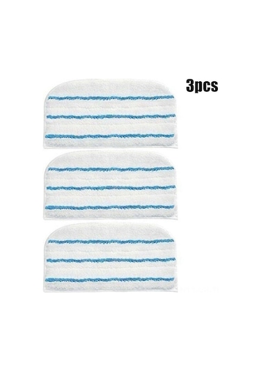 Vkemall Black&decker Buharlı Paspas Yedek Pedi - 3'lü Mikrofiber Set, Tüm Sert Zeminler İçin Diğer