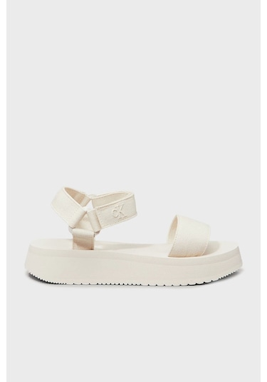 Calvin Klein Calvın Kleın Kadın Sandalet Yw0yw01693-aeo Bej