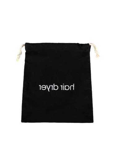 Pazly Suntek Siyah Siyah Saklama Saç Makinesi Kurutma Çantası Bağcıklı Kp Siyah