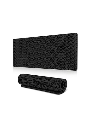 Cbtx 300 X 700 X 3mm Soyut Sıvı Desenli Mouse Pad Kaymaz Kauçuk Mouse Pad - Stil A Stil A