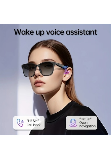 Xuweiwei Lıfebee 2025 Akıllı Kablosuz Gözlük Turuncu 100+ Dil Çeviri Müzik Ses Kaydı Usb Şarj Unisex Seyahat Ofis İçin