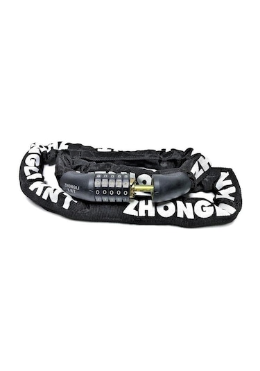 Zhongli 4x120 Özel Kilit Zincirli Şifreli 2021 Yeni Ürün Siyah