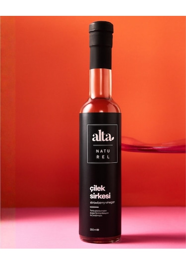 Alta Naturel Doğal Fermente Çilek Sirkesi 250 ML