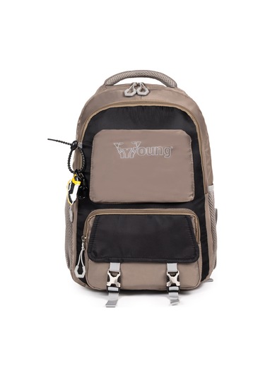 Şehir Hayatına Uyumlu Hafif Okul Sırt Çantası Günlük Kullanımda Maksimum Pratiklik - Kahverengi Kahverengi