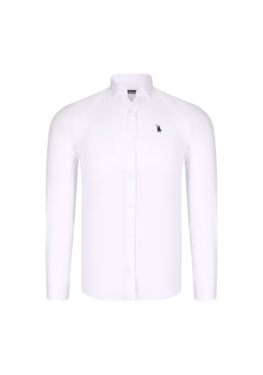 İKİLİ SET G725 DEWBERRY ERKEK GÖMLEK-BEYAZ-LACİVERT Beyaz - Lacivert