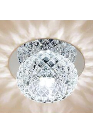 Led Kule Tipi Koridor Lambası, Modern Tasarım, Gömülü Montaj, 3 Renk Işıklı Cam Ve Demir Malzeme, 3w 110-240v Beyaz Beyaz