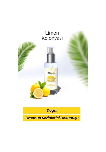 Tubalife 80 Derece Limon Kolonyası 100 ML