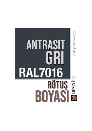 Antrasit Gri - Beyaz Eşya Rötuş Boyası 25ml - Ral7016