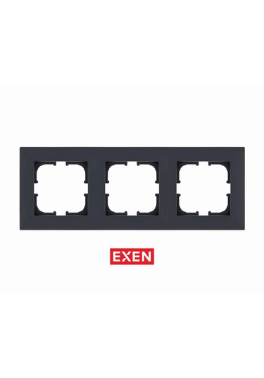 Exen Karell Füme Üçlü Çerçeve Çerçeve