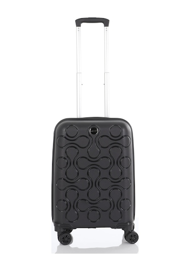 Mçs Polipropilen Kabin Boy Valiz V376 55 Cm Siyah