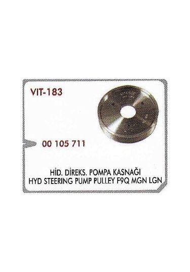 DİREKSİYON POMPA KASNAĞI KANGOO MEGANE LAGUNA 1.9 DCI HİDROLİK