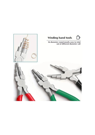 Willowhaven T Tovıa 6'sı 1 Arada Kaymaz Tutamaklı Yeşil Tel Loop Pense