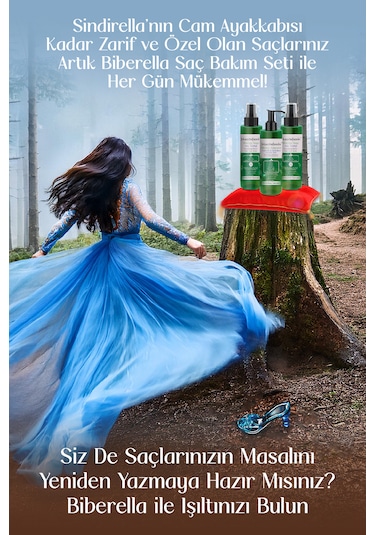 Mecitefendi Biberiye Saç Bakım Seti Biberella - Biberiye Şampuan 150 ml + Biberiye