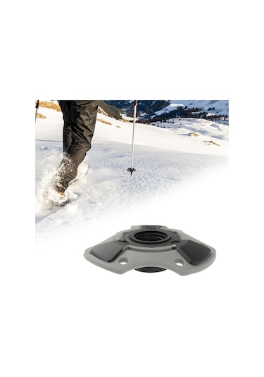 Homyl Trekking Direği Kar Sepeti 15mm Vidalı Gri Gri