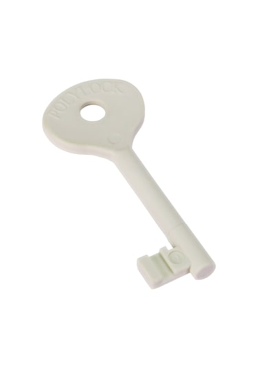 Poly-plastik İç Kapı Kilidi beyaz