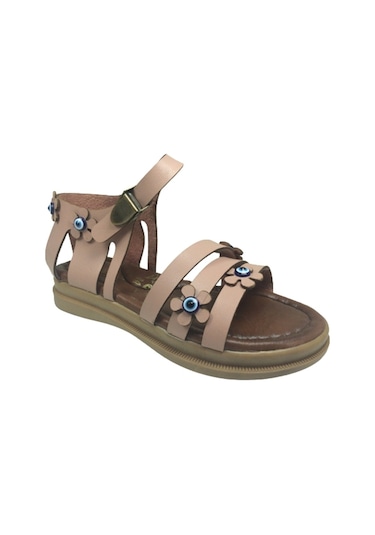 Ortopedikal Grafen Kız Çocuk Sandalet Deritozu Boncuklu Günlük (543641250) Pudra