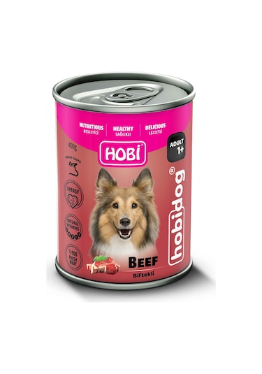 Hobi Hobidog Biftekli Yetişkin Köpek Konservesi 400 G