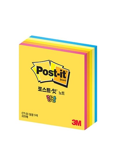 Post-it Yapışkanlı Not Kağıdı 76x76 MM Neon Renkler 225 Yaprak