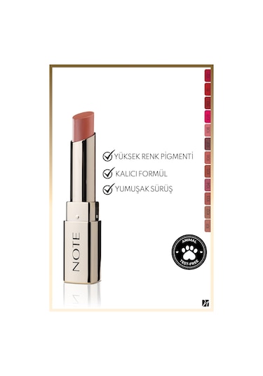 Note Cosmetique Iconic Matte Lipstick Kalıcı Mat Ruj 106 Independent - Nude