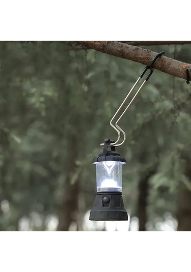 Skycity Stainless Steel Çok Amaçlı Kanca - Kamp Feneri, Giysi Ve Kurutma Ağı İçin Uygun - 1.6-3cm Çadır Direği Çapına Uygun Çok Renkli