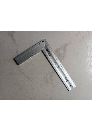 Kupa Terazili Aliminyum Marangoz Gönye 250 Mm