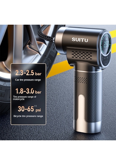 Cbtx Global Suıtu St-5518 Araba Akülü Şişme Pompa Çok Fonksiyonlu Aydınlatmalı Taşınabilir Mini Pompa Cbtx Global Suıtu St-5518 Araba Akülü Şişme Pompa Çok Fonksiyonlu Aydınlatmalı Taşınabilir Mini Pompa