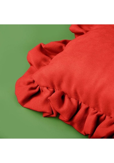 Evidea Soft Maia Sandalye Minderi - Kiremit - 40x40 Cm Kiremit