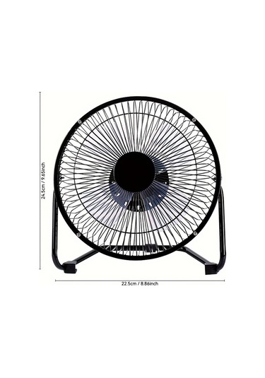 Mini Taşınabilir Usb Fan - Güçlü Rüzgar, Sessiz Çalışma Siyah,