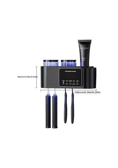 Maxaccess Beyaz Kablosuz Şarjlı Usb Diş Fırçası Kurutucu Askılık Ağız Bakım Seti Beyaz