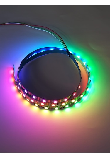 Ws2812B PC Anakart  uyumlu 1.METRE Argb Şerit Led 5V