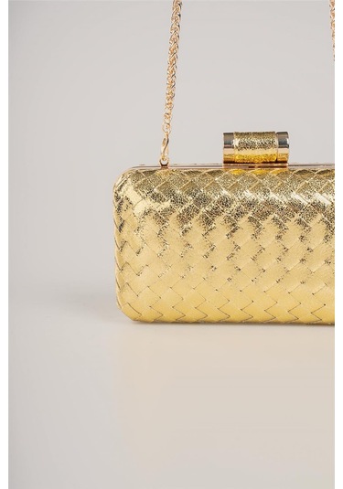 Ççs Kadın 17776 Omuz Askılı El Çantası Altın