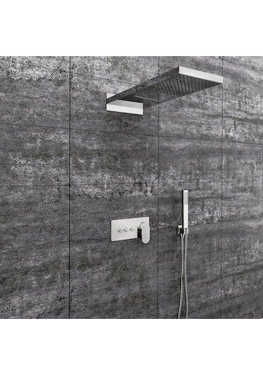 Fause Fau110 Ankastre Comfort Panel Şelale Duş Seti Krom