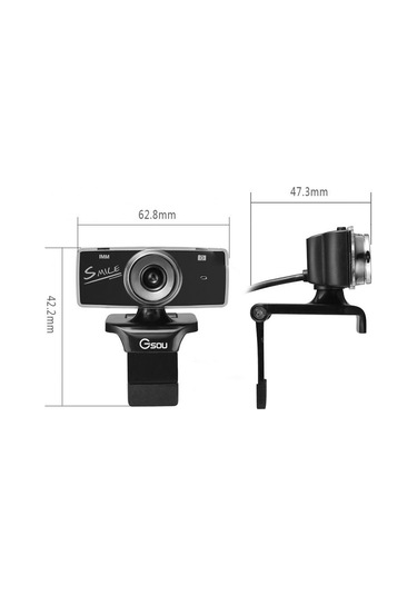 Sones Gsou B18s Hd Web Kamerası Dahili Mikrofonlu Akıllı Web Kamerası Gürültü Önleme Özellikli Usb Yayınlı Canlı Kamera