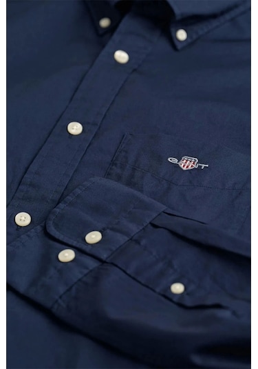 Gant Erkek Lacivert Regular Fit Gömlek Lacivert