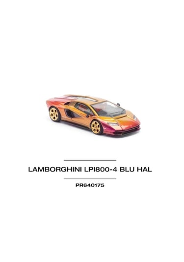 Pop Race Lamborghını Countach Lp 800-4 Blu Hal - 175 Resimdeki Renk
