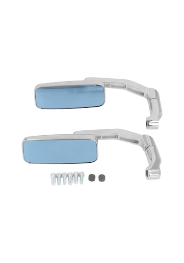 Motosiklet Gidon Dikiz Aynası D4 Model 8/10mm Kaliteli Nikel