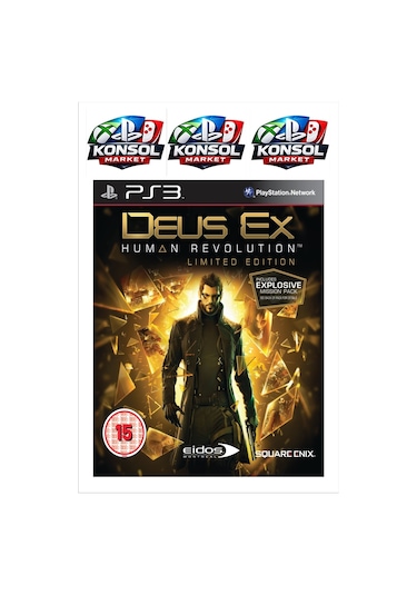 Deus Ex Human Revolution Limited Edition - Playstation 3 Oyunu Açılmış