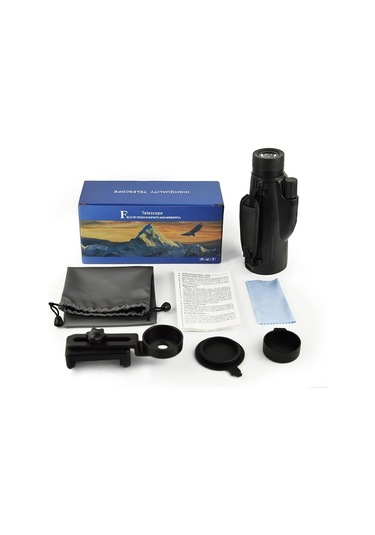 Yetişkin Monoküler Teleskop, Kuş Gözlemciliği İçin Tripod İle Kamp Seyahat