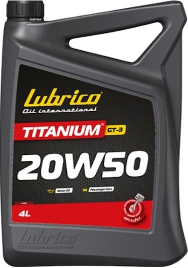 Lubrico Titanium Gt-3 20w-50 Dört Mevsim Motor Yağı 2 x 4 L