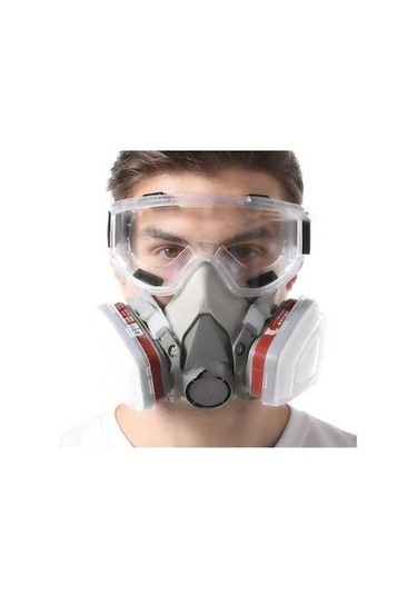 Trendooze 6200 Solunum Yarım Yüz Kapatma Gaz, Sağlam Koruma