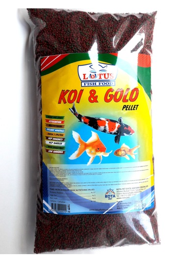 Lotus Topçuk Poşet Japon Balık Yemi 860 G