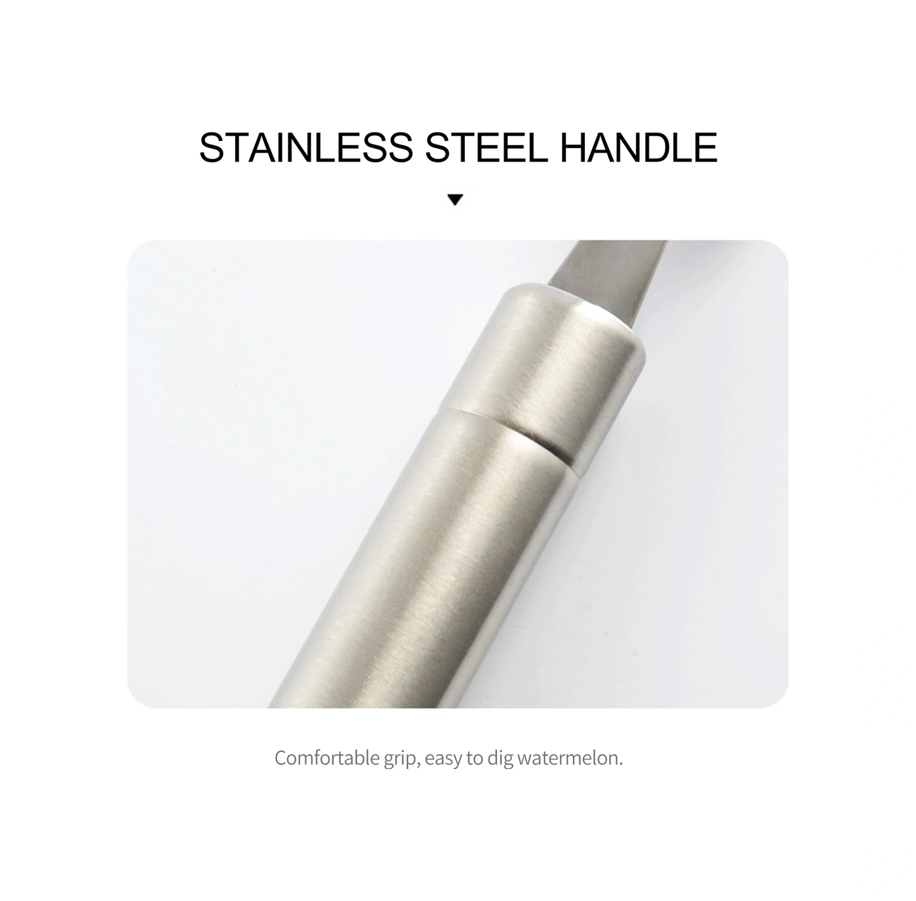 Youmex Çift Uçlu Paslanmaz Çelik Meyve Topu Kese Ve Oymak Bıçağı - Mutfakta Pratik Kullanım, Taze Meyve Salataları İçin Ideal Diğer