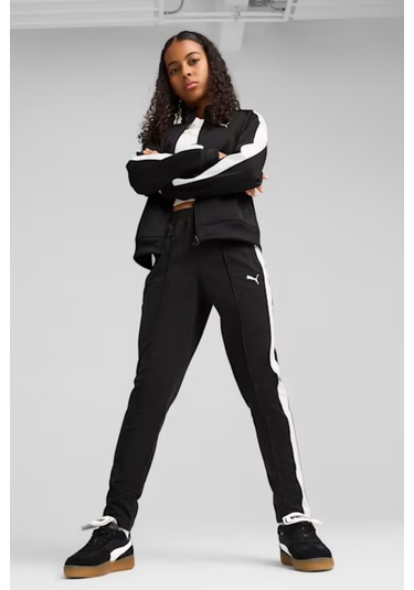 Puma T7 Siyah Genç Spor Ceket 7 16 Yaş 62989801 Siyah