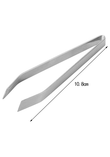 Suntek 2 Parça Balık Kılçığı Cımbız, Paslanmaz Eğimli Gosterildigi Gibi Diğer