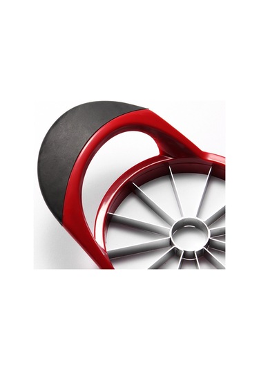 Xindoker Ev İçin Çelik Meyve Dilimleyici - 12 Parça Elma Kesici, Plastik Meyve Bölücü, Kolay Kullanım, Temizlenebilir Kırmızı-siyah, Pp Poşetli Diğer