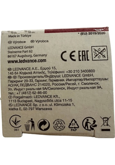 Osram 4.9w 40w E14 Duy 2700k Sarı 3 Adet