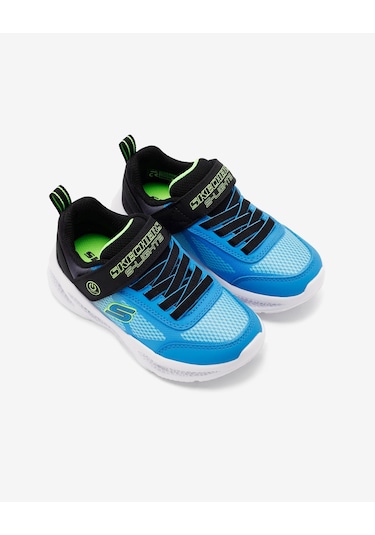 Skechers Skechers Meteor-lights - Krendox Büyük Erkek Çocuk Siyah Işıklı Spor Ayakkabı 401495l Bkbl