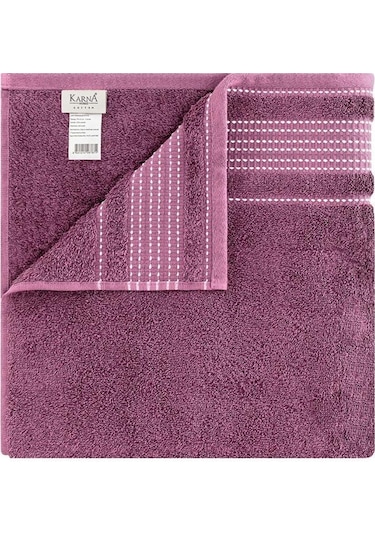 Pamuk Havlu Takımı 2 Li Ladin 50x90/70x140 Cm Lavanta